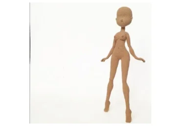 Вязаное тело куклы (Леся Медведева)