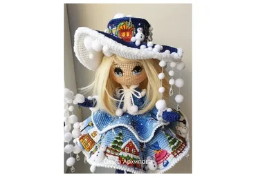 Куколка Зимушка из серии Времена года (Ольга Архипова)