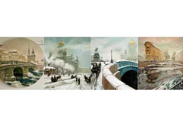 [lectoroom] Зимний Петербург. Пейзаж маслом (Мария Павлова)