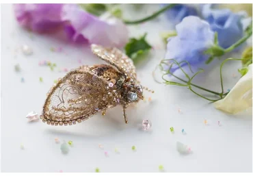 3D моделирование и вышивка насекомых (Ева Андерс)