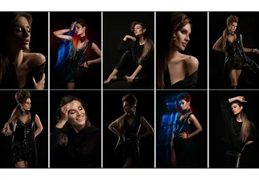 Чёрный фон - от классики до креатива с использованием импульсного света (Люда Милая)