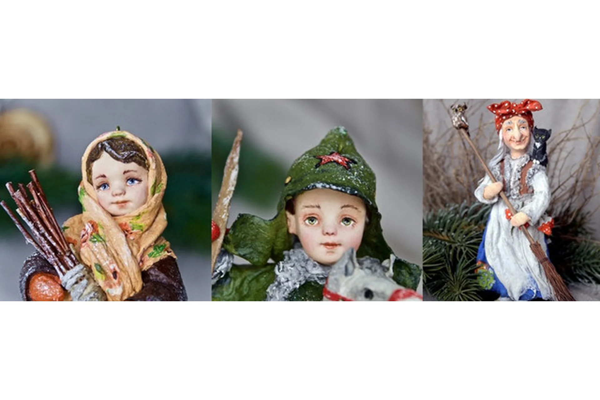 Комплект из 3-х мк: За хворостом + Кавалерист + Баба Яга (Татьяна Броницкая), фото 1 из 1.