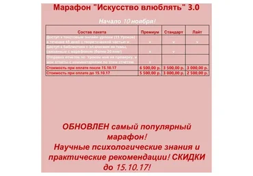 Искусство влюблять 1.0 Пакет «Лайт» (Натали Романистка)