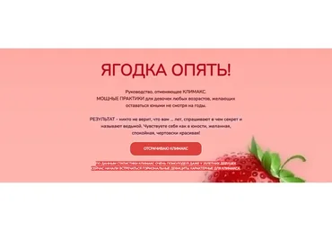 Руководство Ягодка Опять! (Катерина Форма)