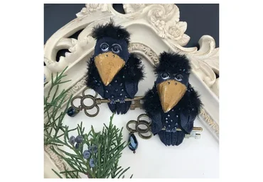 Брошь «Ворона» (Елена Антонова)