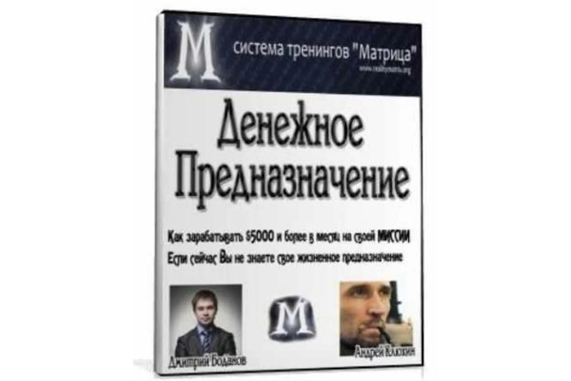 [Матрица] Денежное предназначение (Дмитрий Богданов, Андрей Клюхин), фото 1 из 1.