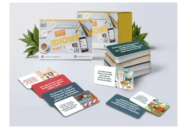 Карточки по английскому языку. Наборы «Идиомы», 1 и 2 части (Мария Батхан)