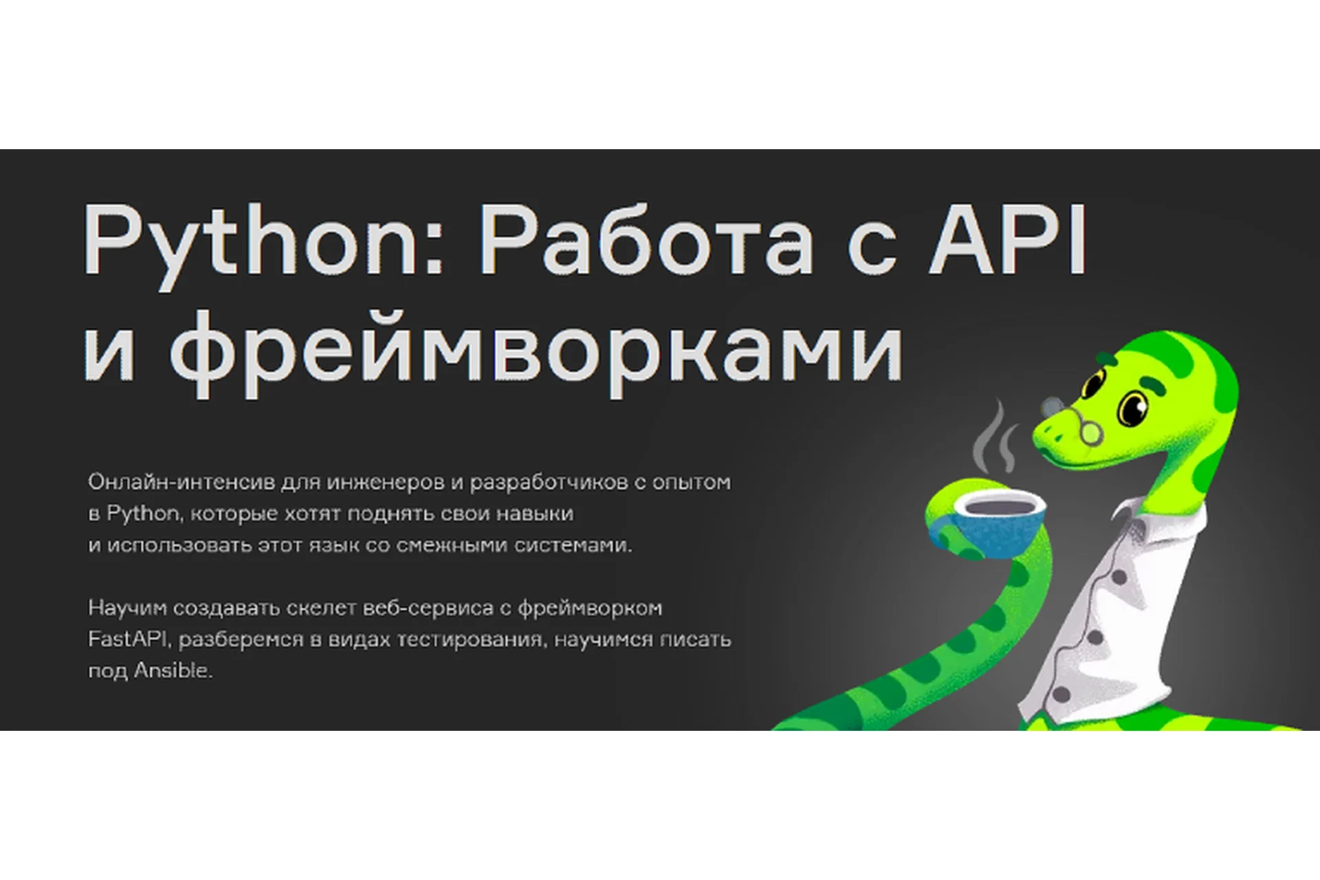 [Слёрм] Python: Работа с API и фреймворками (Денис Наумов, Павел Ляшков), фото 1 из 1.