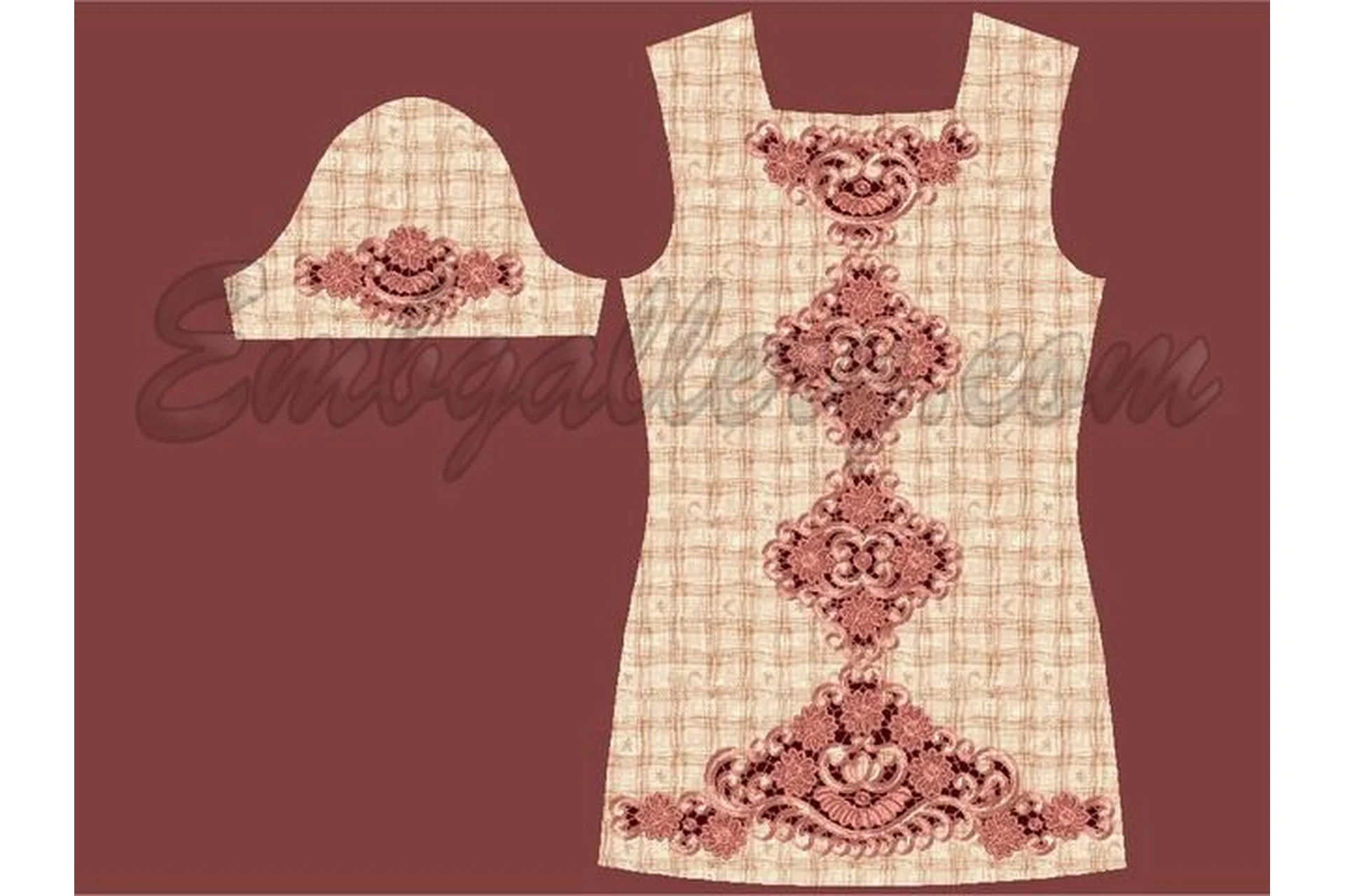 [embgallery] Дизайн машинной вышивки «Магия» ришелье, фото 1 из 1.