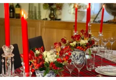 Новогодний стол (Наташа Люккези)