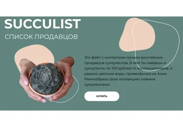 Succulist список продавцов (succulents_one_love)