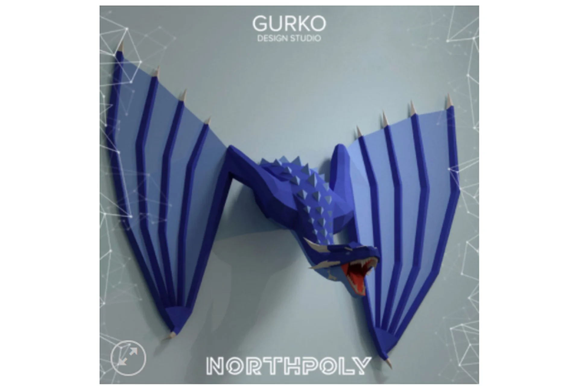 [gurkostudio] Вылезающий дракон из стены (Илья Гурко), фото 1 из 1.