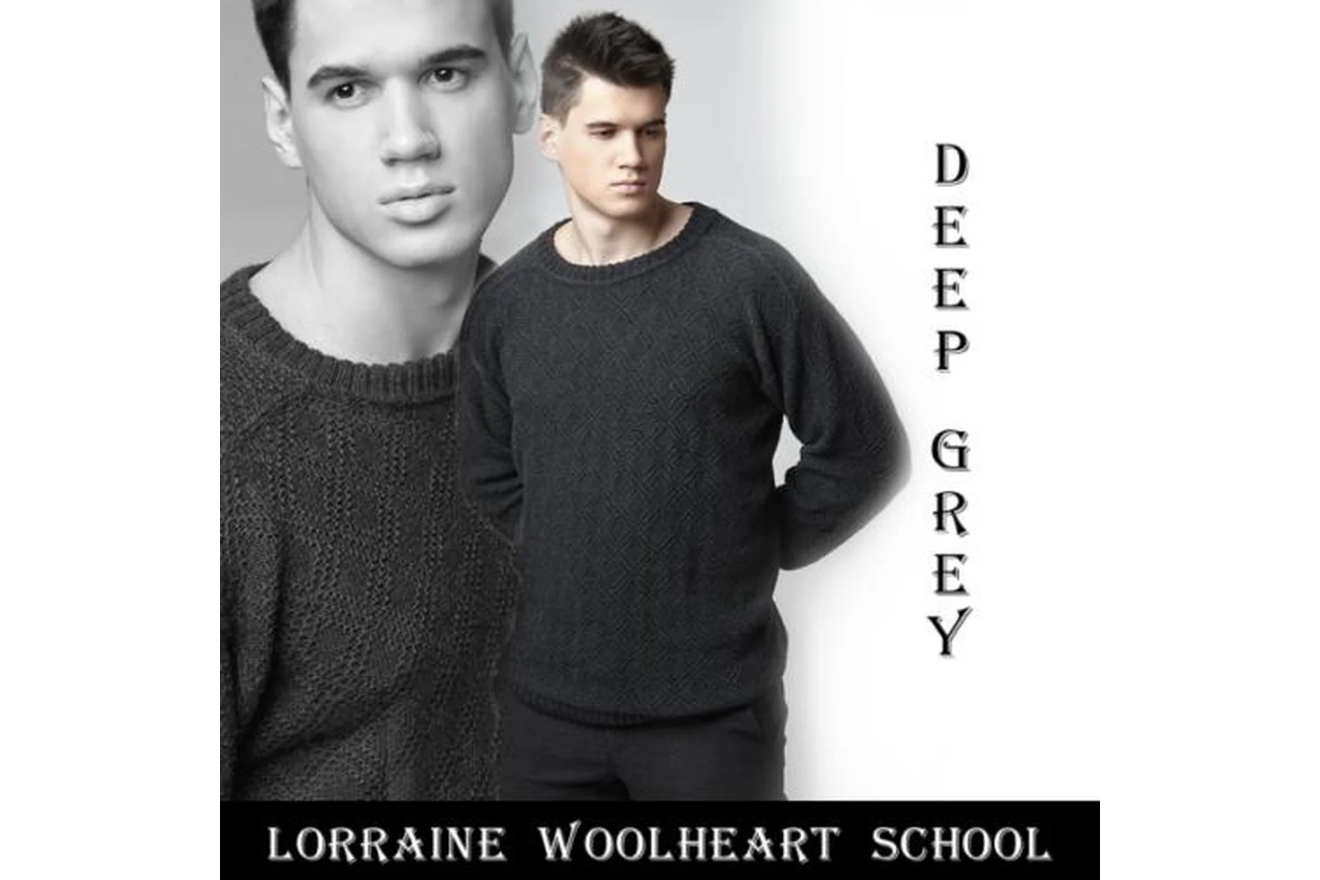 [lorraine_woolheart] Мужской джемпер «Deep Grey» (Лариса Берлизова), фото 1 из 1.