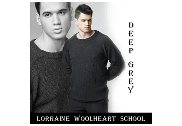 [lorraine_woolheart] Мужской джемпер «Deep Grey» (Лариса Берлизова)