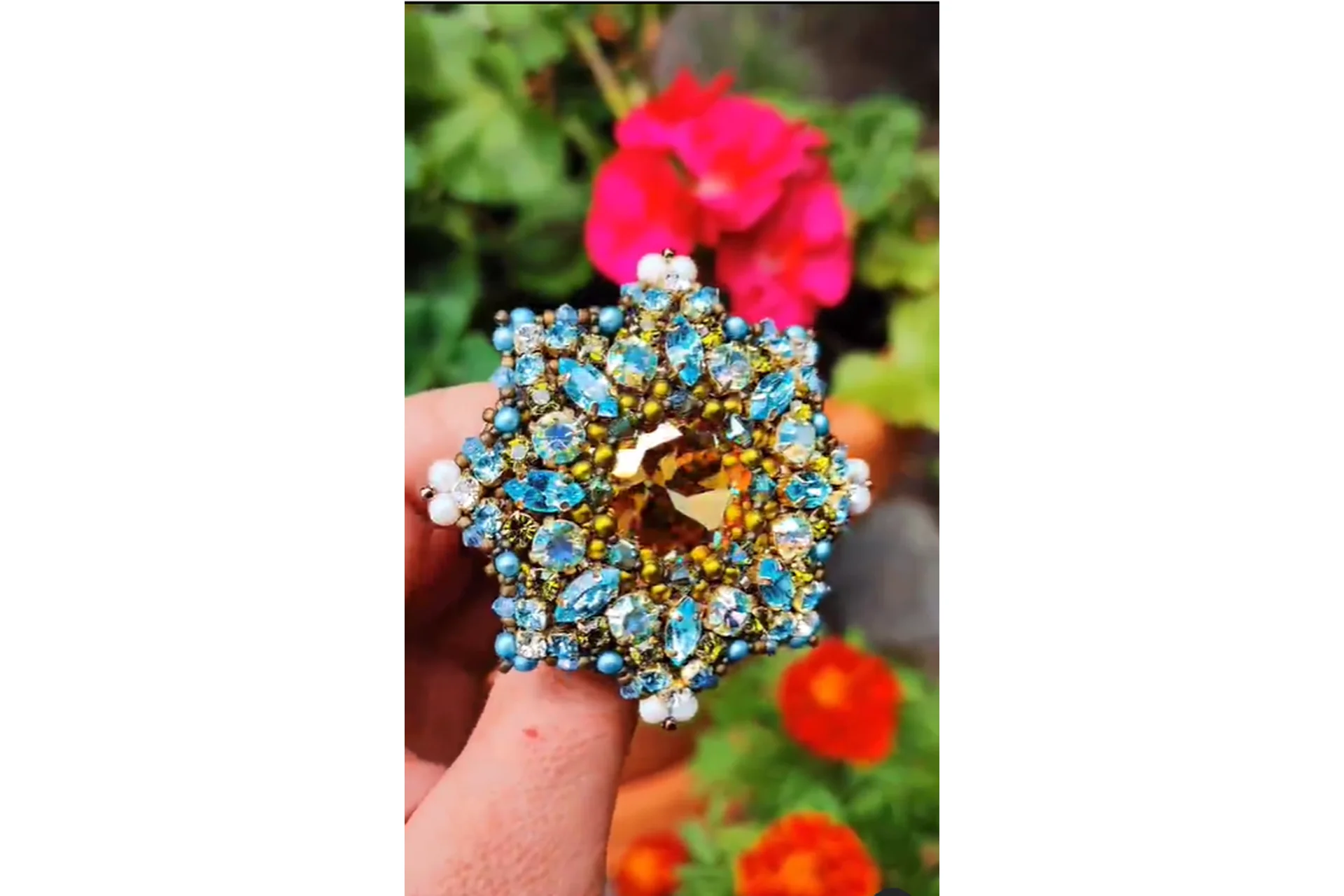 Брошь Циния (Ирина Михель), фото 1 из 1.