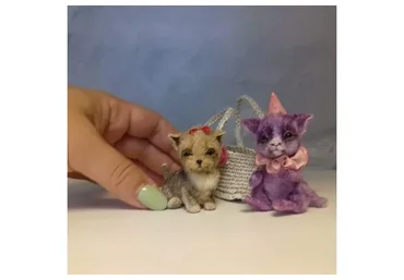 Миниатюра на основе вязаных элементов. 1 модуль (Наташа Косова)