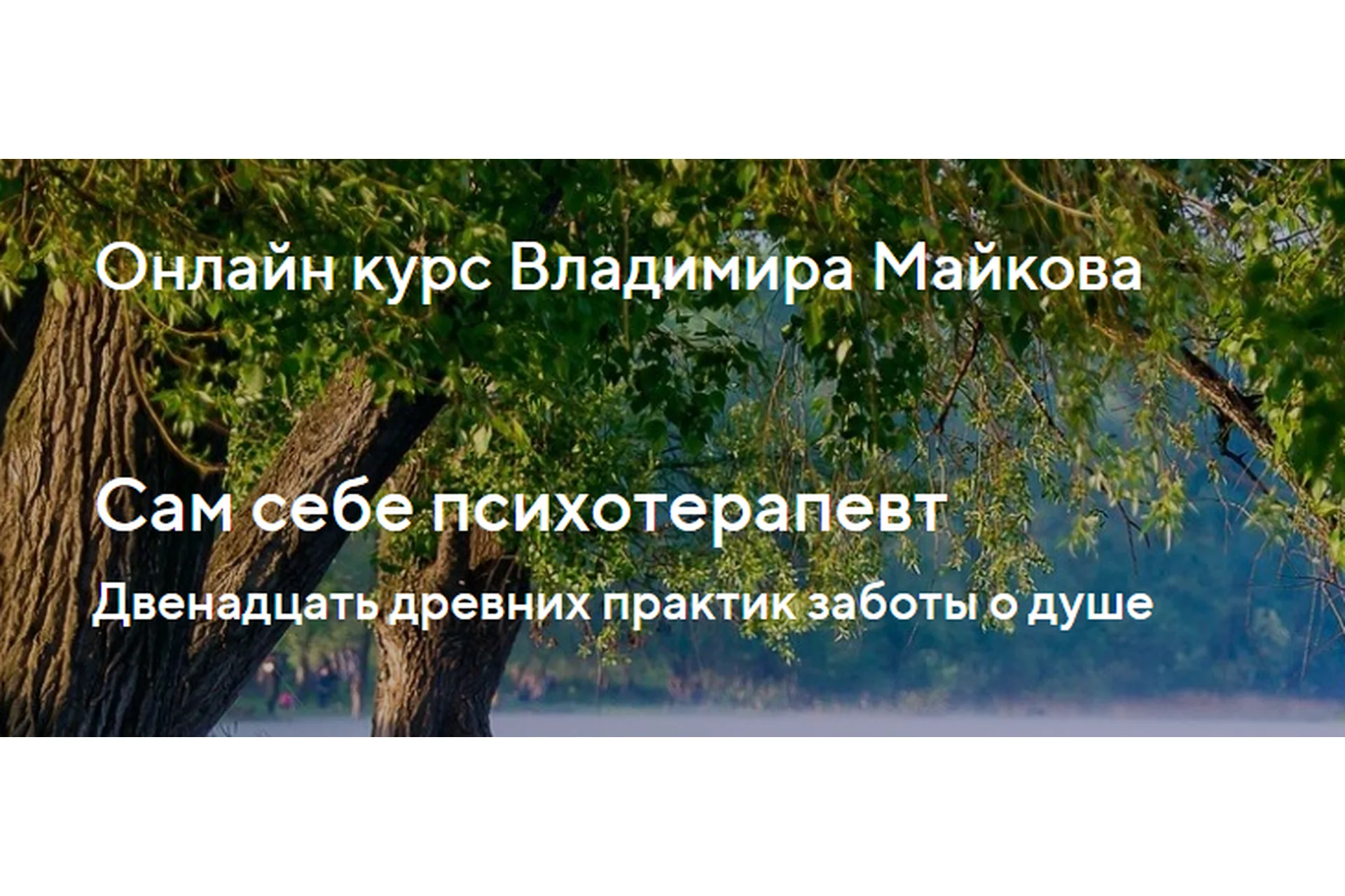 Сам себе психотерапевт. Двенадцать древних практик заботы о душе. Тариф «Базовый» (Владимир Майков), фото 1 из 1.