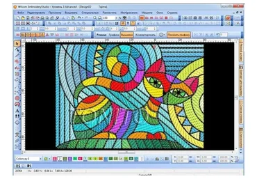 Витражная техника. Тиснение по коже в программе Wilcom (Светлана Белова)