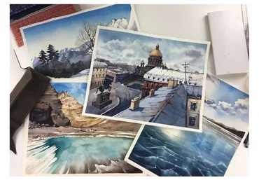 [Художник Online] Акварельные пейзажи PRO (Дарья Куцаева)