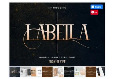 [Creativefabrica] Labella Font (NoahType)