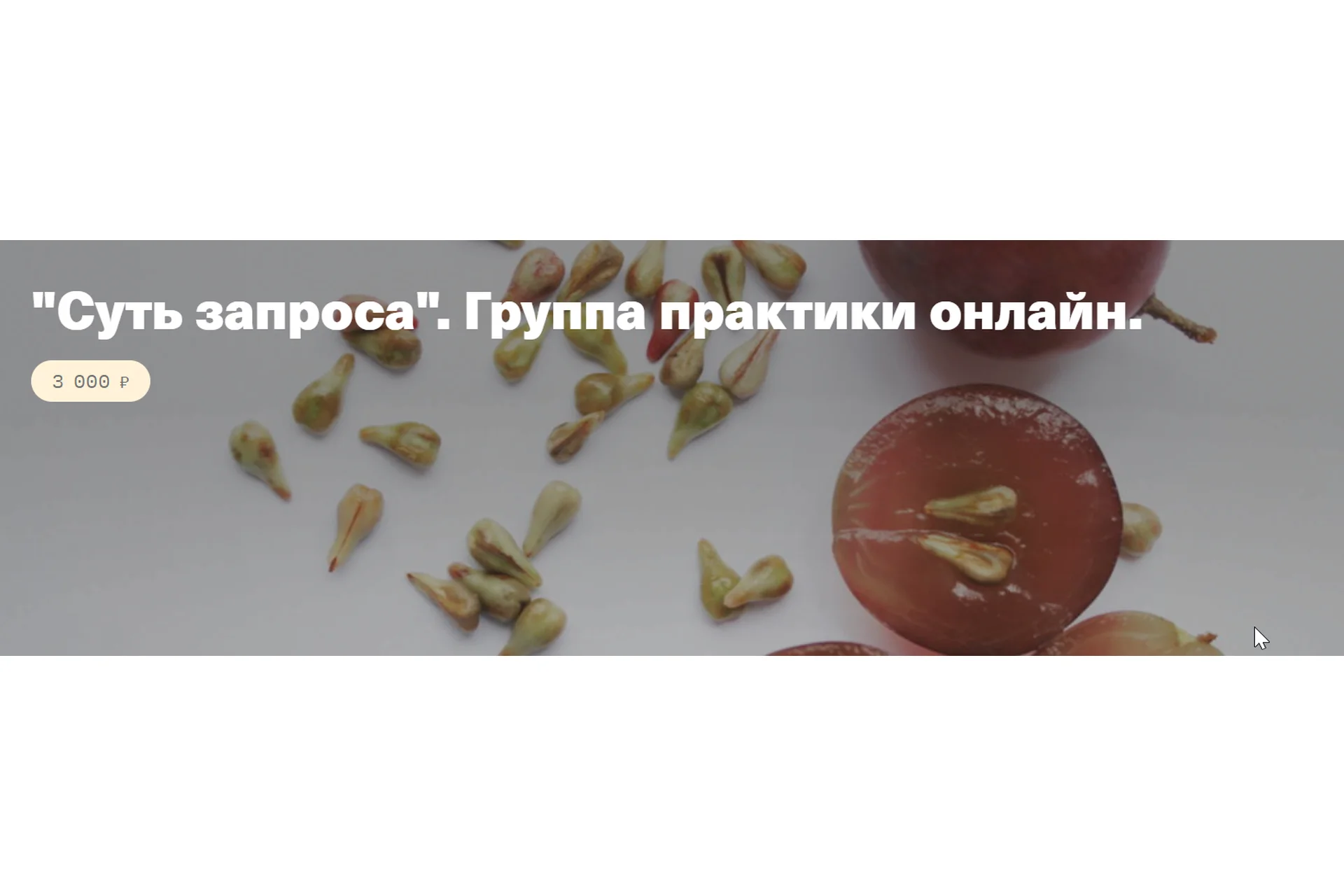 Суть запроса. Группа практики онлайн (Елена Веселаго), фото 1 из 1.