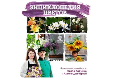 [Живопись маслом] Энциклопедия цветов. Пакет Всё сам (Александра Чёрная, Георгий Харченко)