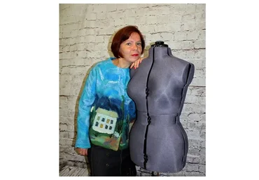 Жилет с рисунком «Город» (Ирина Аллаярова)