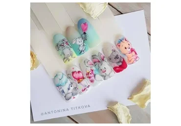 Дизайн ногтей ми-ми-ми (Антонина Титкова)