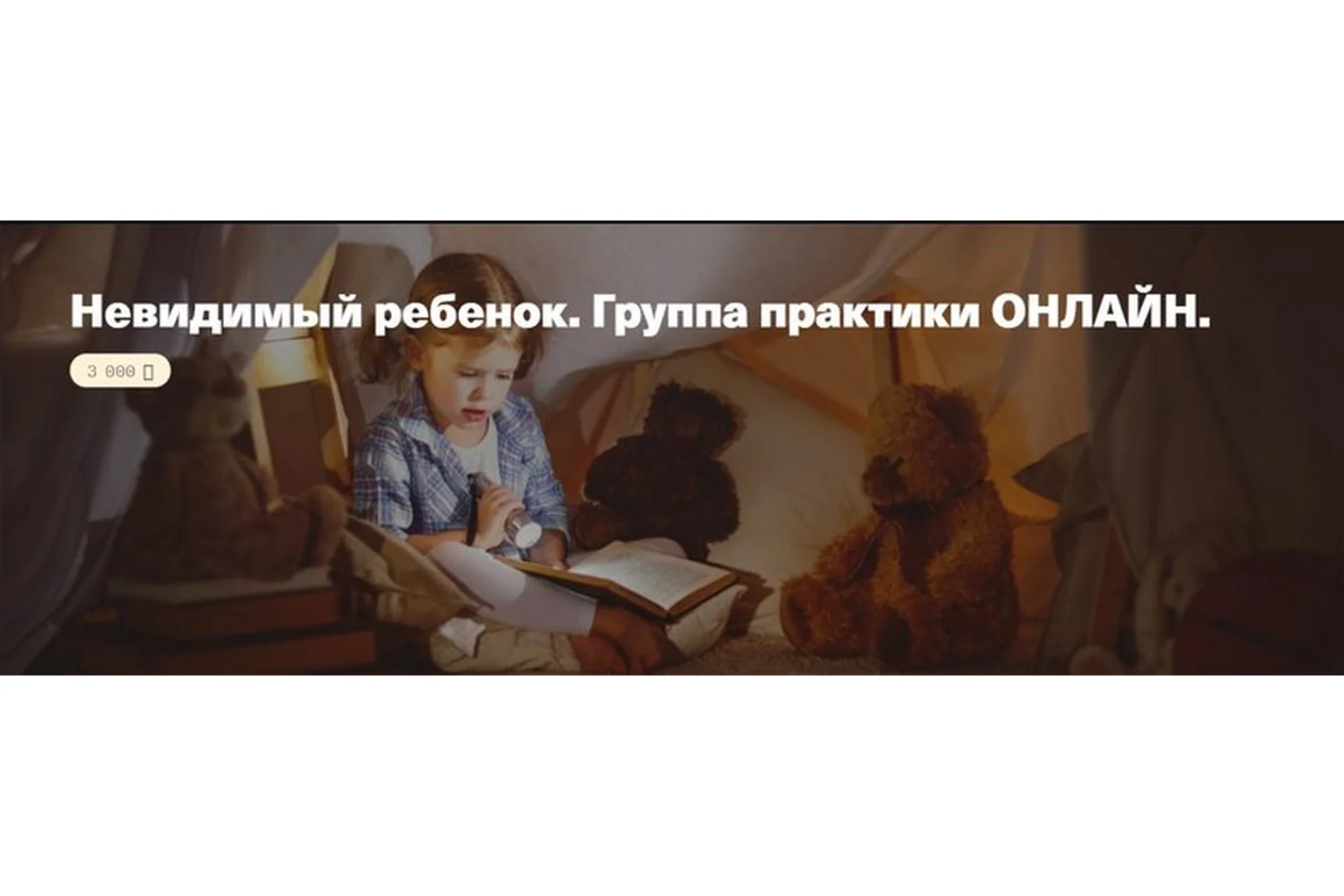 Невидимый ребенок. Группа практики онлайн (Елена Веселаго), фото 1 из 1.