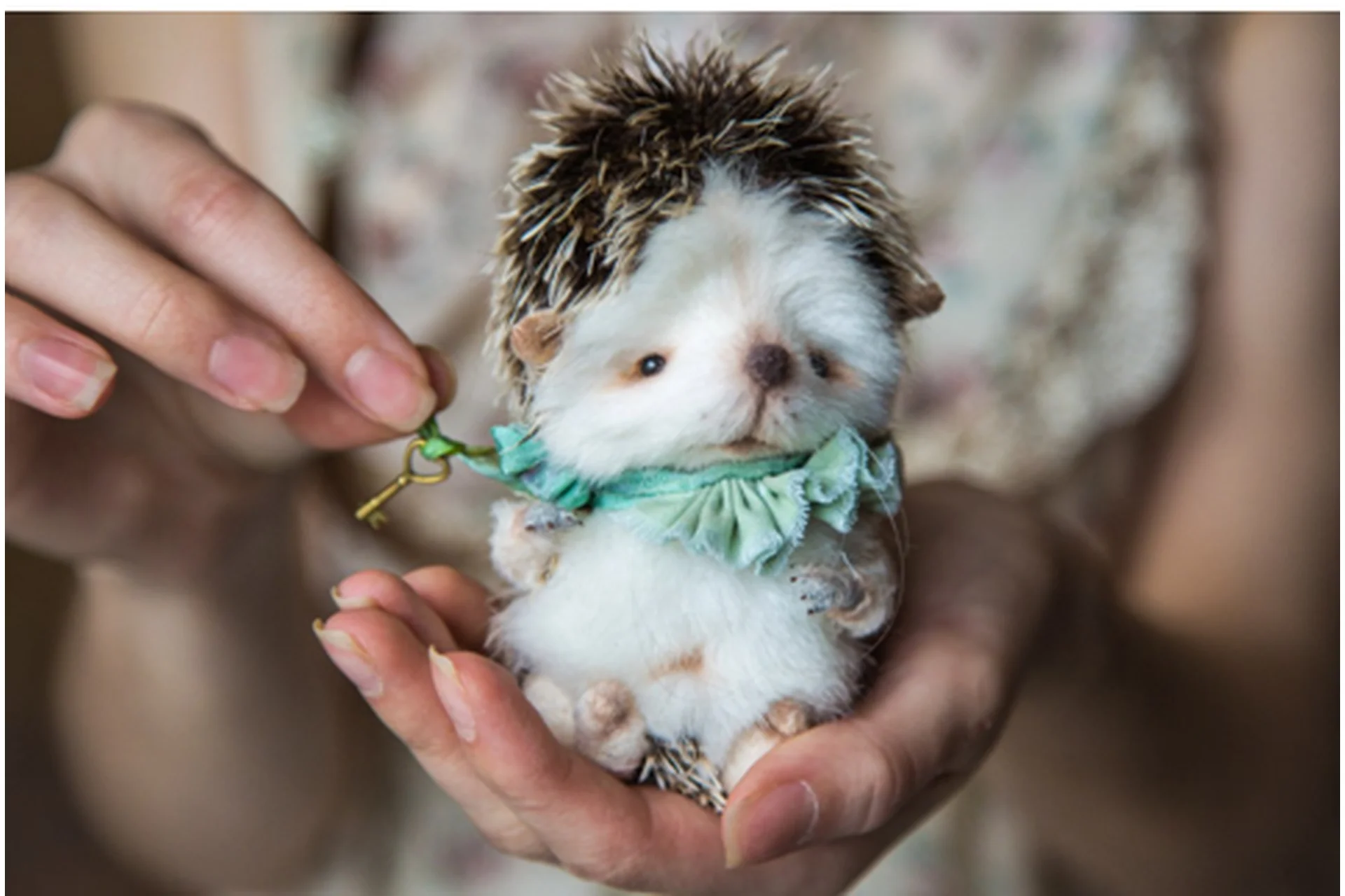 [Школа авторской игрушки] Ёжик Фуфик в технике тедди (Марика Шмидт), фото 1 из 1.