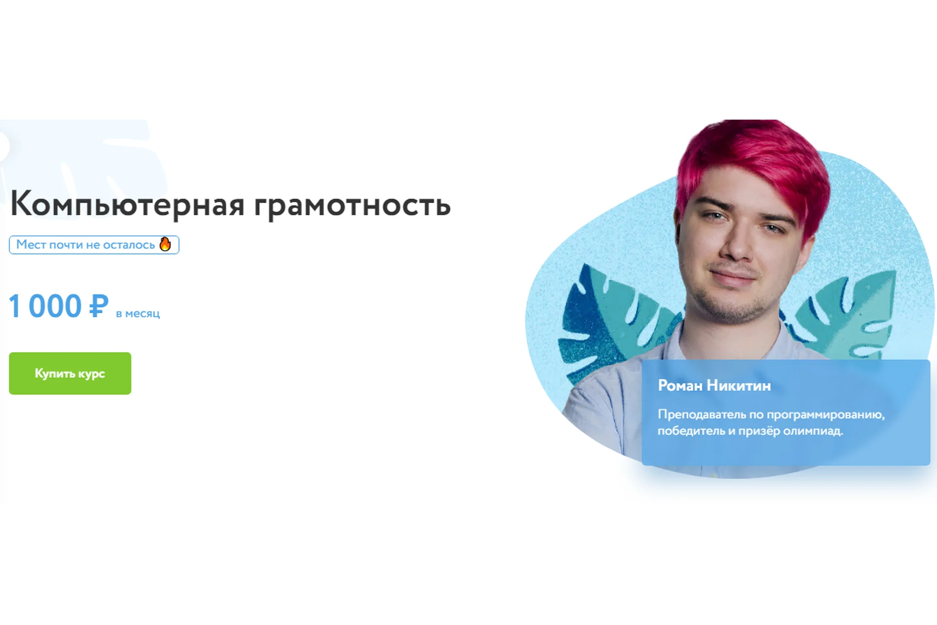 [Foxford] Компьютерная грамотность (Роман Никитин), фото 1 из 1.