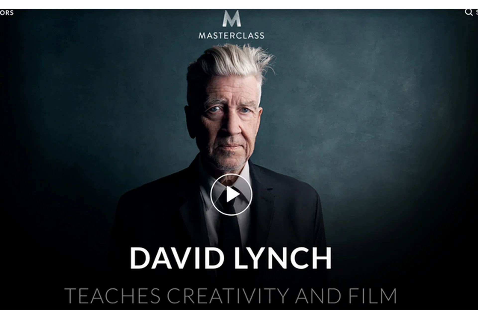 [MasterClass] David Lynch Teaches Creativity and Film, на английском, фото 1 из 1.