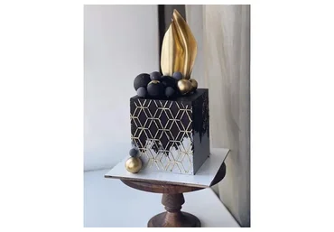 Ганаш на темном шоколаде для покрытия. Квадратный торт (kasadelika)