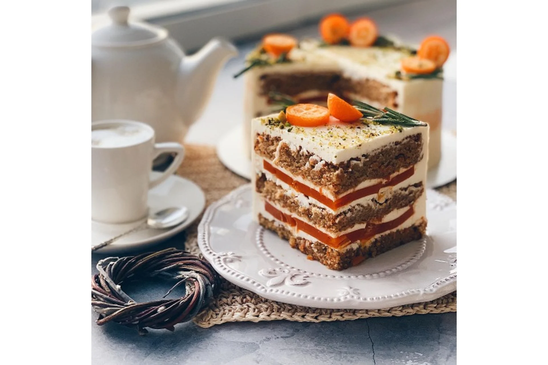 Морковный торт. 2021 (Ксения Нохрина), фото 1 из 1.