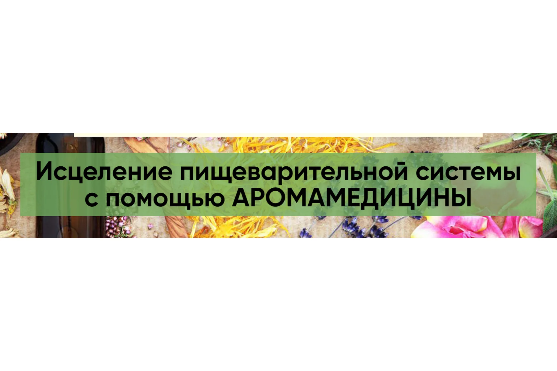 [Центр Шерома] Исцеление пищеварительной системы с помощью аромамедицины (Ульвия Голденбрук), фото 1 из 1.