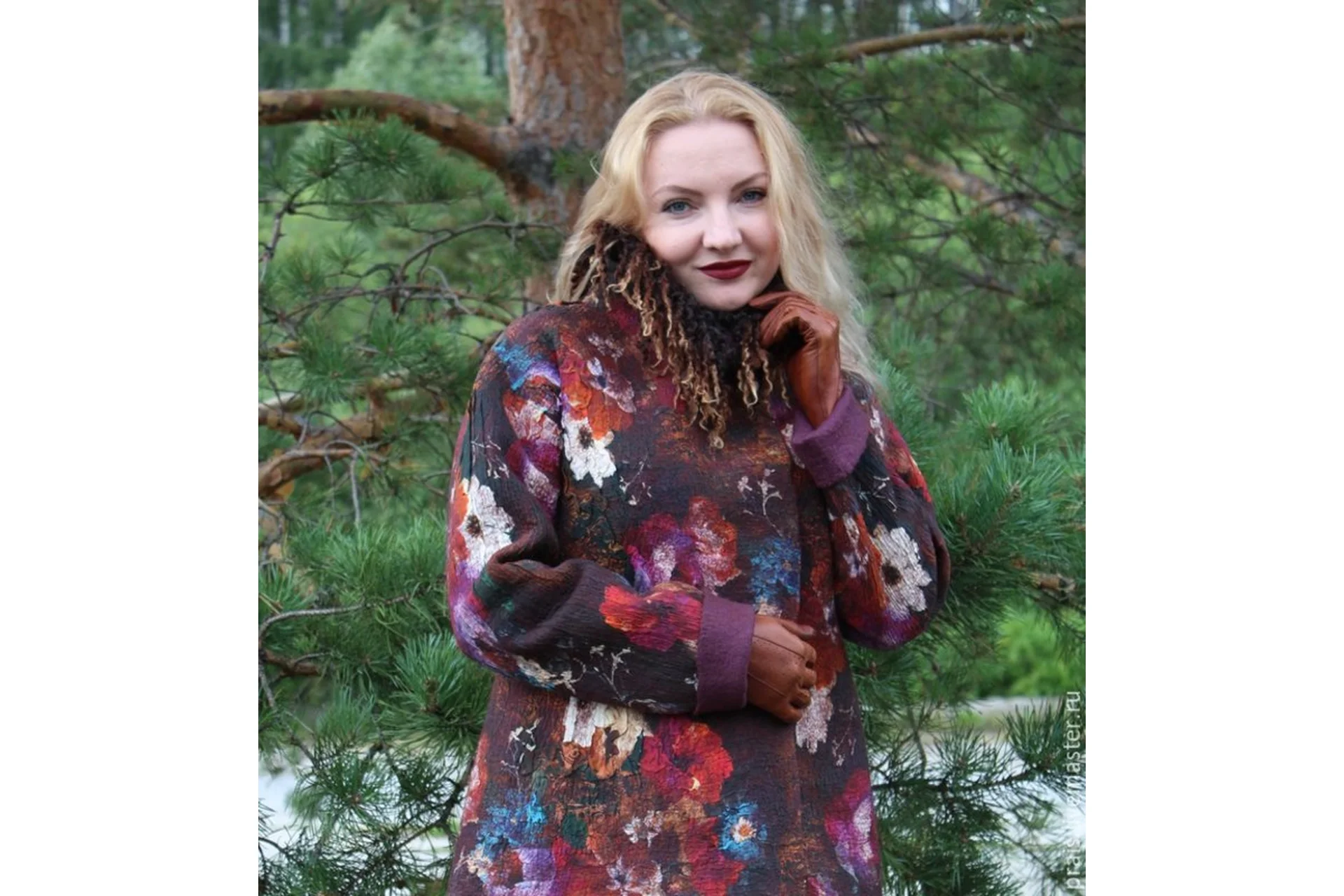 Нуно-войлочное пальто (Ольга Прайс), фото 1 из 1.