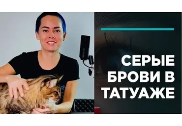 Серые брови в татуаже (Елена Нечаева)