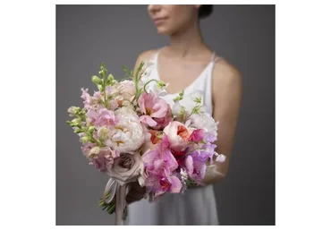 [Lacy Bird Academy] Свадебный раскидистый букет в стиле Lacy Bird (Оксана Аникина)