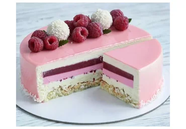 Муссовый торт «Малиновый поцелуй» (Альмира Нуриева)