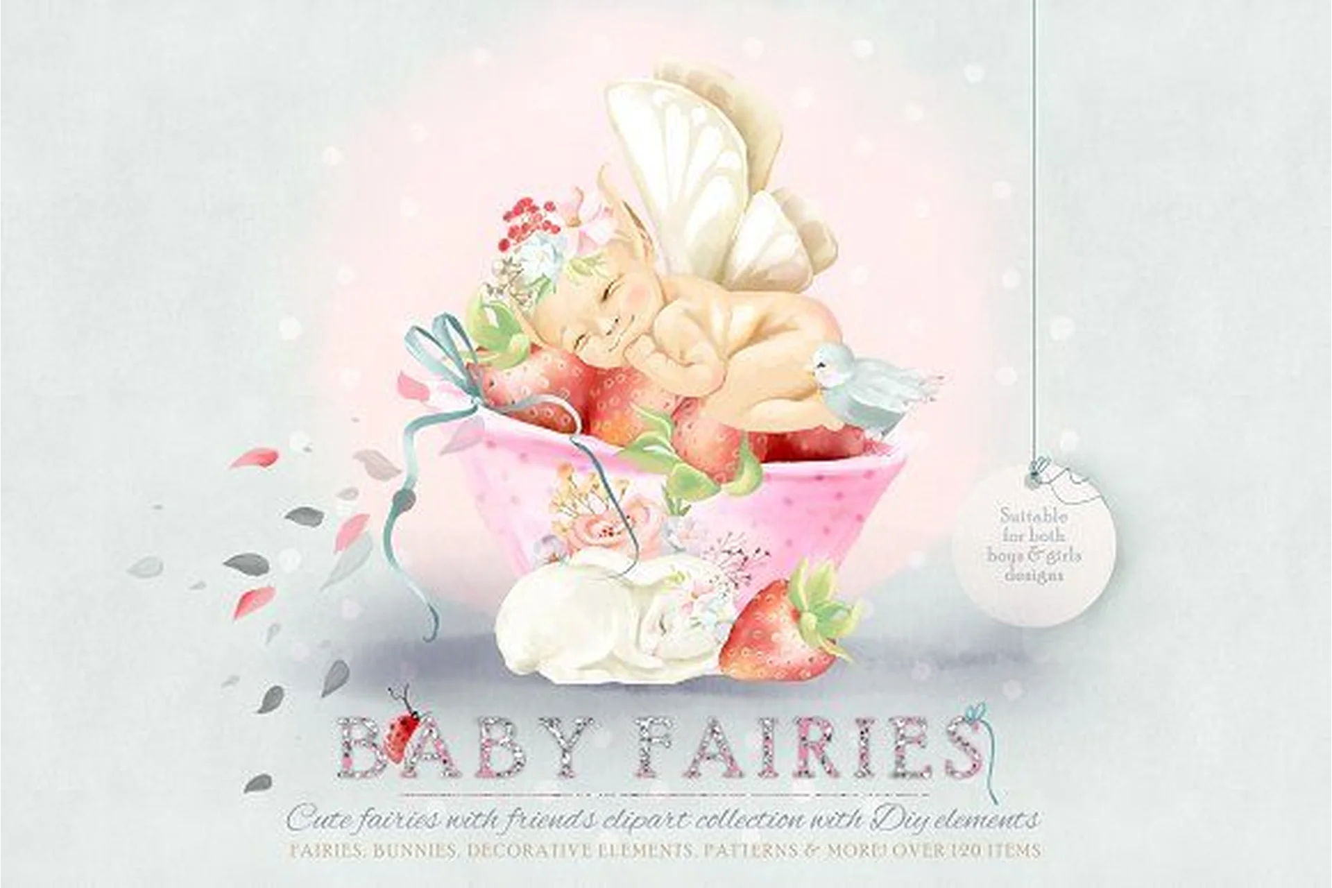 [Сreativefabrica] Baby Fairies (Anna Babich), фото 1 из 1.