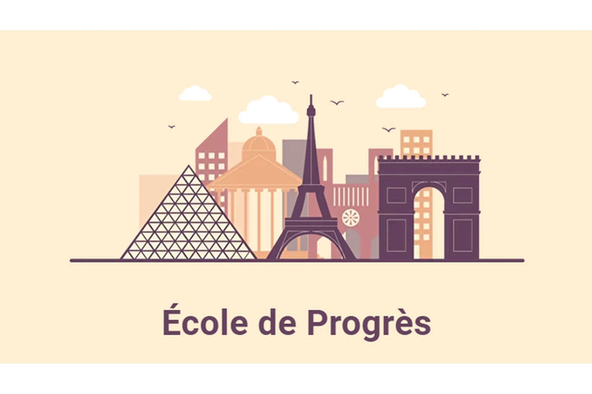 [École de Progrès] Французский для начинающих. Уровень А1. Тариф Базовый, фото 1 из 1.