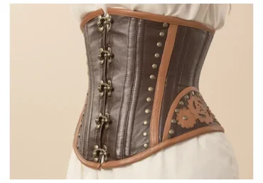 [Академия Корсета] Кожаный Корсет в Стиле «Стимпанк» (Ирина Михайлова)