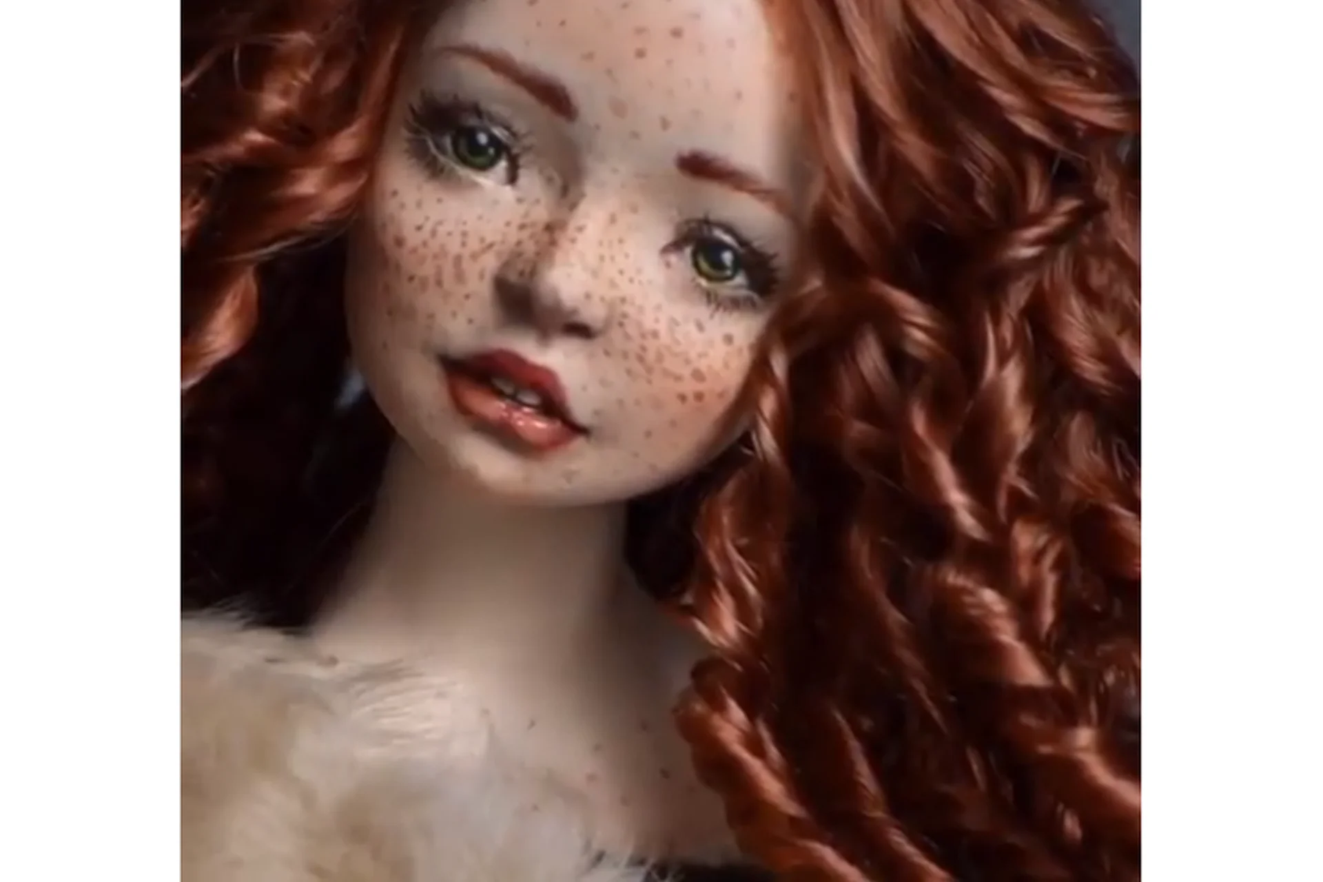 Будуарная кукла из самозатвердевающего пластика (Тоня Надточий), фото 1 из 1.