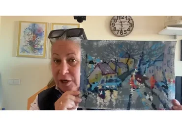 [Udemy] Осеннее настроение в мягких материалах. Пастель. Часть 1 (Инна Павлечка-Тумаркин)