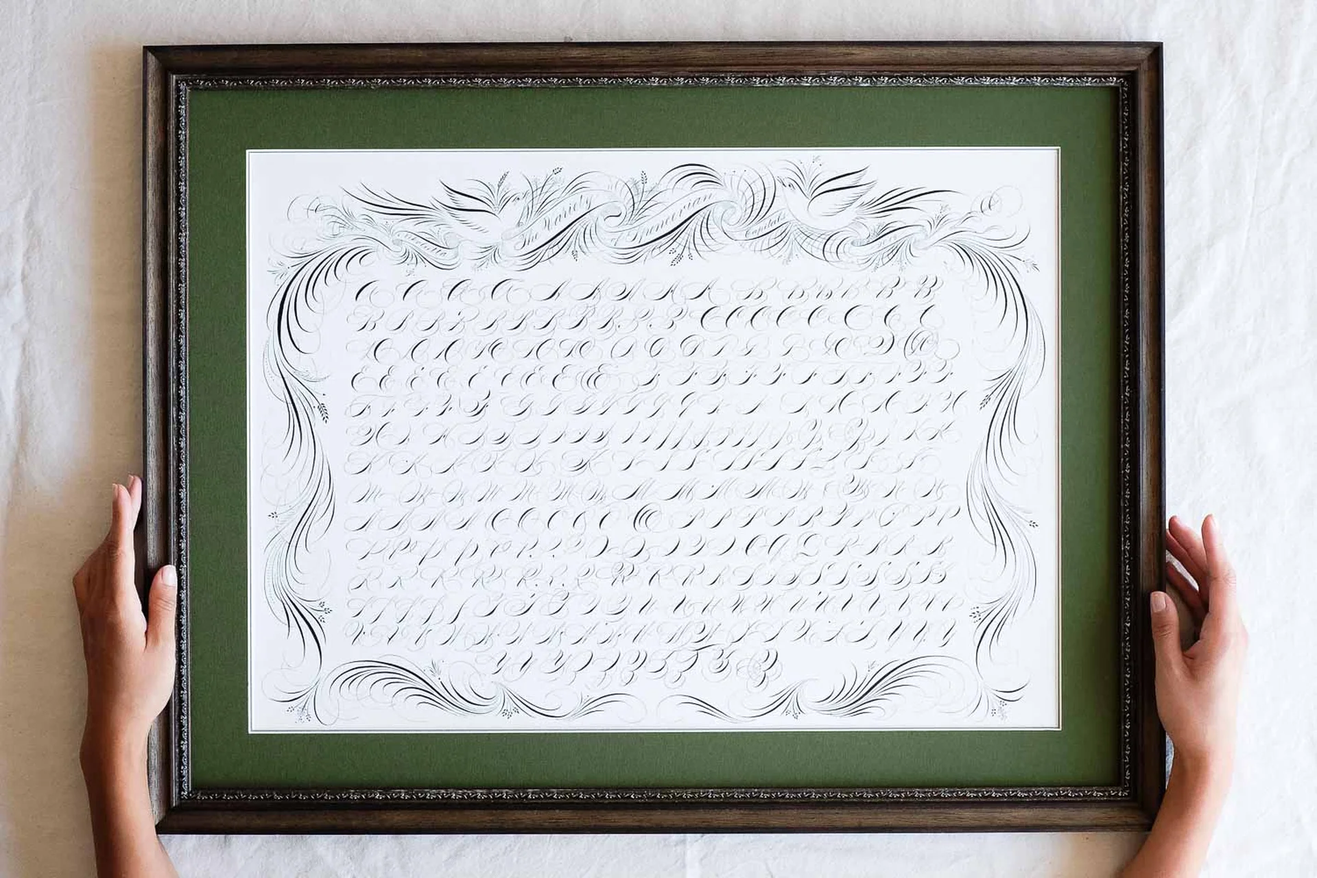 [Nikolietta calligraphy] Курс по каллиграфии Spencerian Script (Варвара Пантелеева), фото 1 из 1.