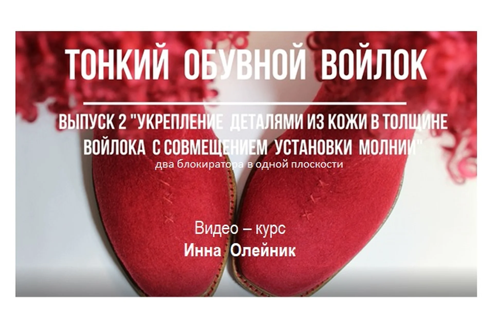 Тонкий обувной войлок. 1+2 выпуск (Инна Олейник), фото 1 из 1.