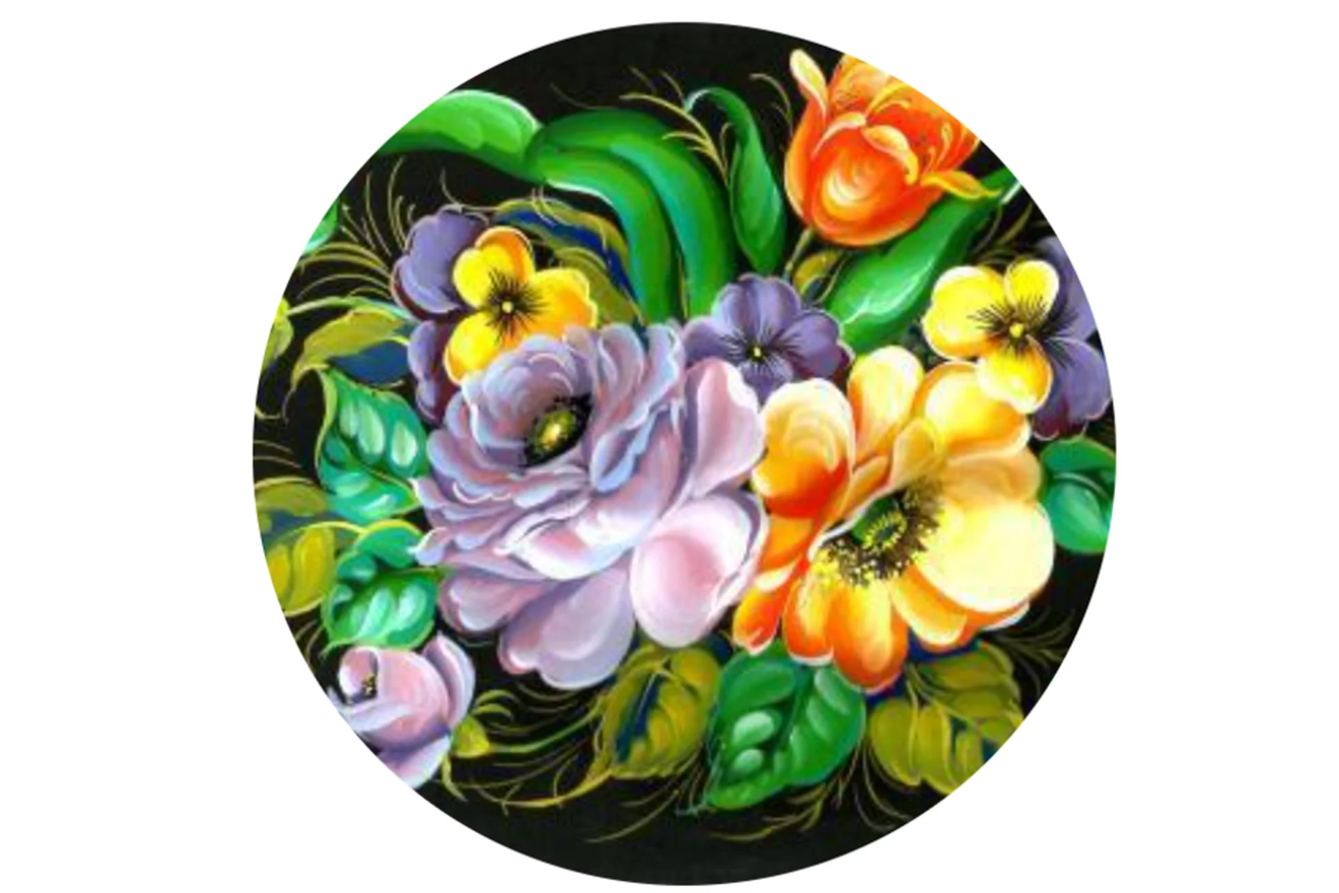 Букеты в стиле жостово (Зинаида Голубева), фото 1 из 1.