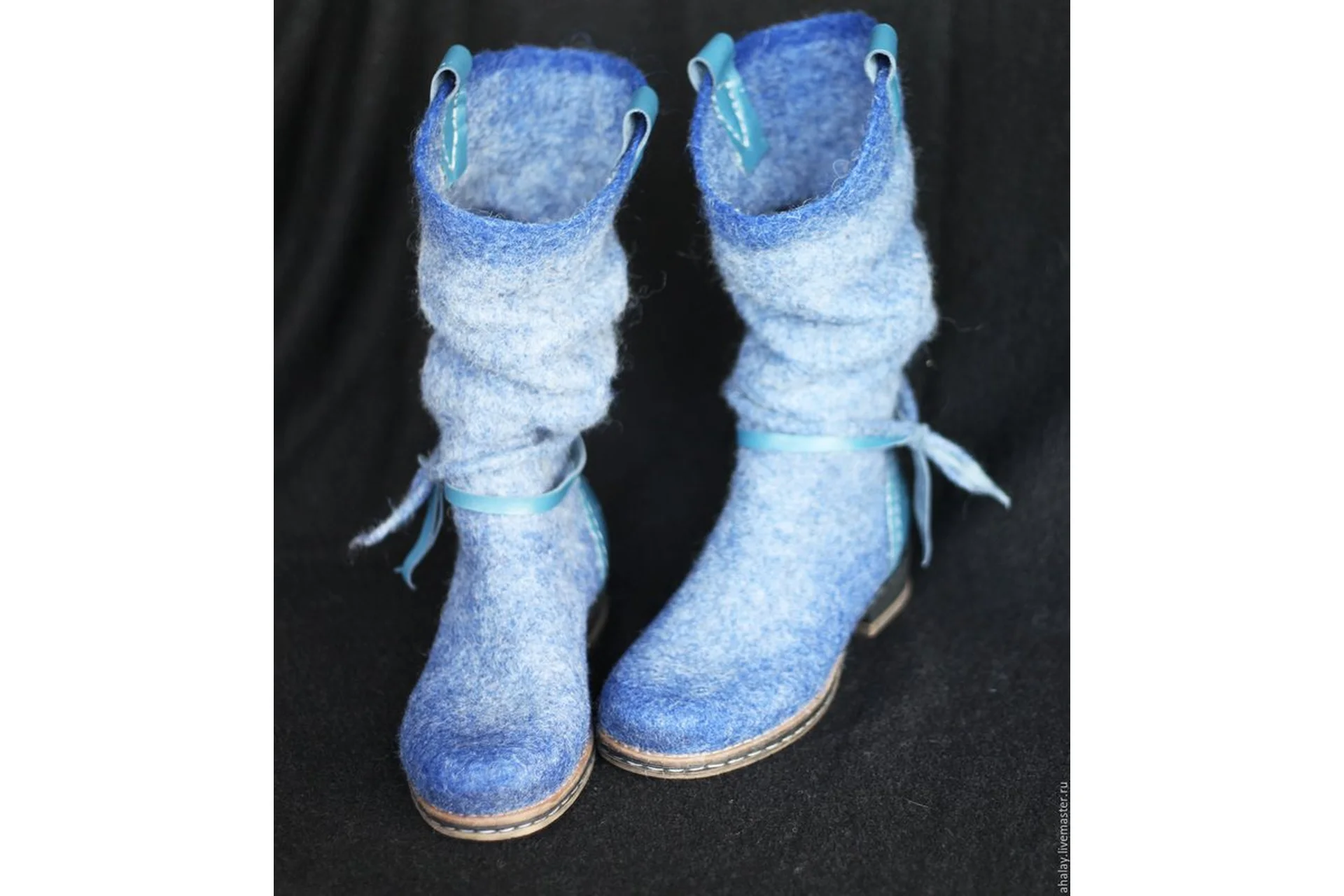 Демисезонные сапожки с жатым голенищем (Алла Халайджи), фото 1 из 1.