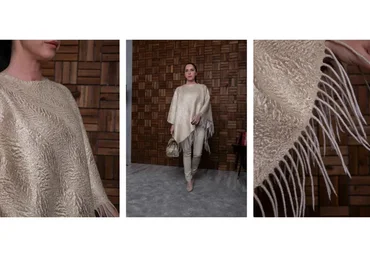 [Шкатулочка] Пончо и джемпер с эффектом каракульчи (Анна Федосеева)