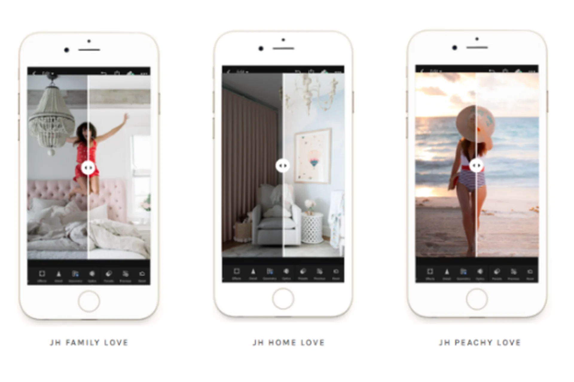 Набор воздушных пресетов. Mobile + Desktop Lightroom Presets (Jillian Harris), фото 1 из 1.